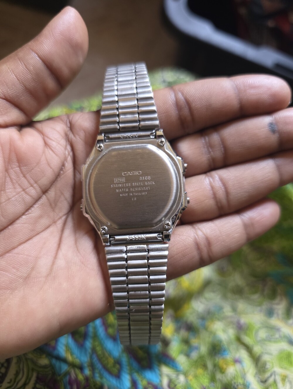 Casio Illuminator Stainless Steel Unisex Digital Watch - Silver - Picture 6 of 7